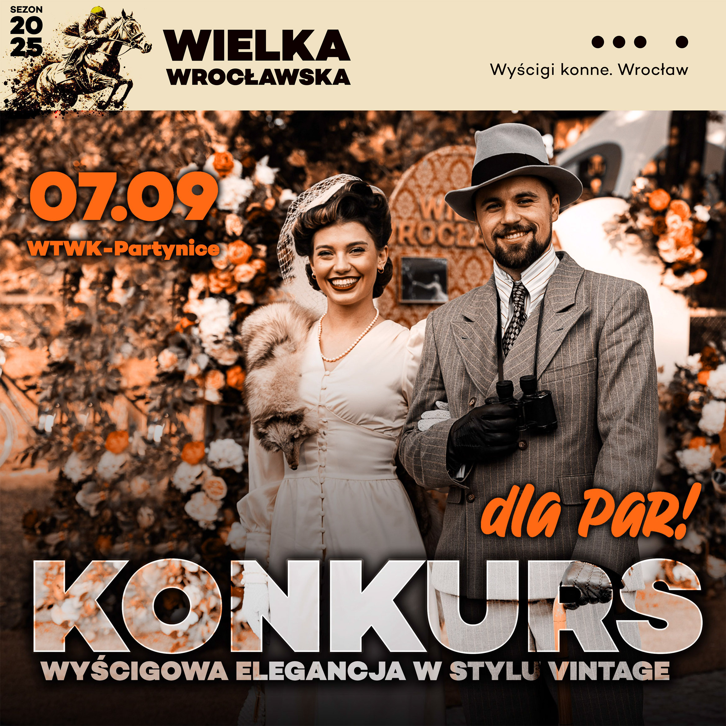 img: Konkurs “Wyścigowa elegancja w stylu vintage” 2025