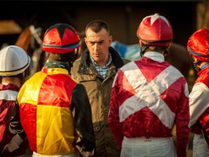 img: Irlandzka córka francuskiego derbisty i dwa araby na derby