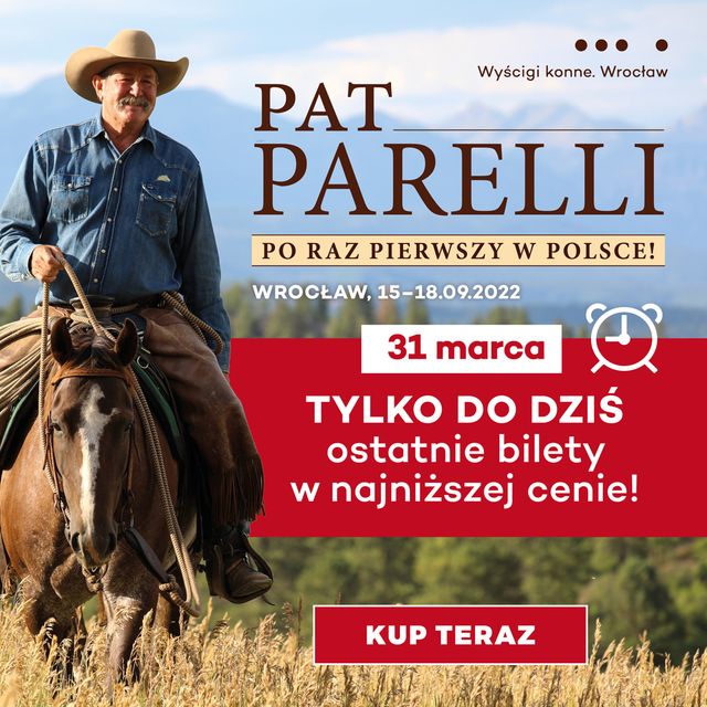 img: Pat Parelli – ostatnia szansa na tańsze bilety